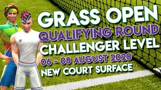 Tennis Clash Grass Open Qualifying Round NEW Court Surface [Challenger Level]