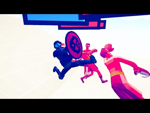 CAPTAIN AMERICA vs EVERY UNIT (HP BAR) | TABS - Totally Accurate Battle Simulator