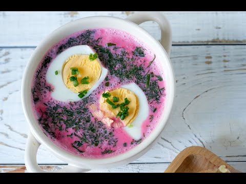 How to Make Refreshing Cold Lithuanian Beetroot Soup or Borsch. Amazing for Hot Summer days ๐