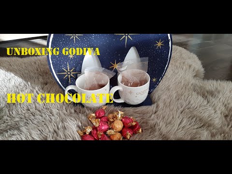 GODIVA HOT CHOCOLATE- UNBOXING
