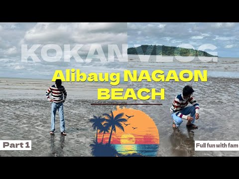 🌴 Kokan Trip DAY-1 | Pali Ganapati Darshan | Alibaug Beach | Marathi Vlog | Fun Travel Experience