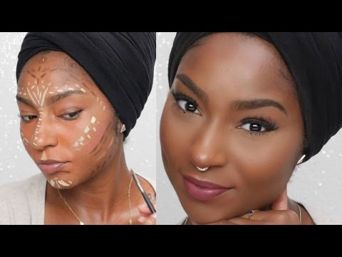 African Tribal Color Correct Mask! | JaMexicanBeauty | iamLindaElaine Video