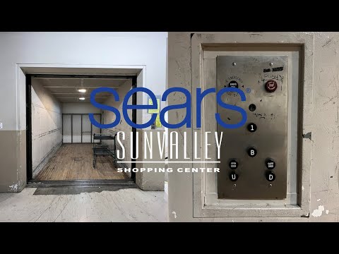 EPIC Motor! Vintage OTIS Hydraulic Freight Elevator - Sears, Sunvalley Shopping Center - Concord, CA