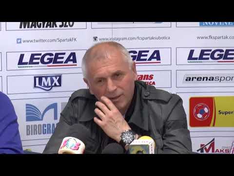 PREDSTAVLJANJE NOVOG TRENERA FK SPARTAK ŽK VLADIMIRA GAĆINOVIĆA / 10.04.2018