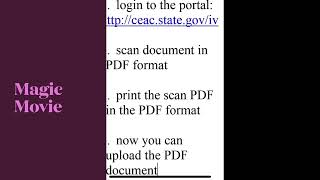 How to upload documents to ceac.state.gov/iv immigration visa portal