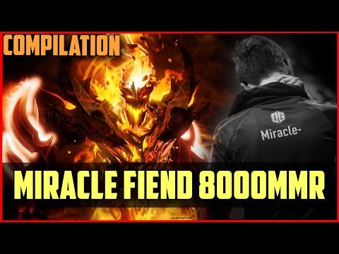 Miracle- 8200MMR! EPIC Shadow Fiend Compilation DOTA 2 gameplay