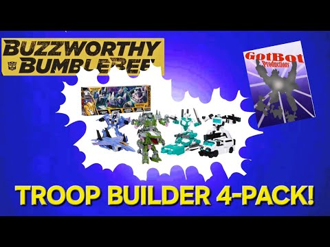 Transformers Buzzworthy Bumblebee Troop Builder Multiack - GotBot True Review NUMBER 1240