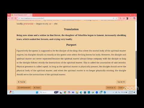 SB 4.28.44 to SB 4.28.47 by Govardhan Prabhuji