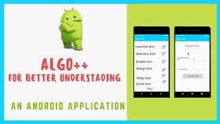Algo++ | An Android Application | Android Studio Project | 2020 | Android studio for beginners