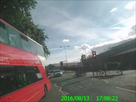York Urban Cyclist. Letting Transdev City Zap out first.