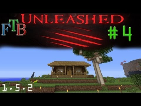 Minecraft: FTB Unleashed - Episode 4 Using A Grafter