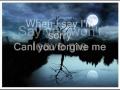 Chris Daughtry-"Sorry" Lyrics 