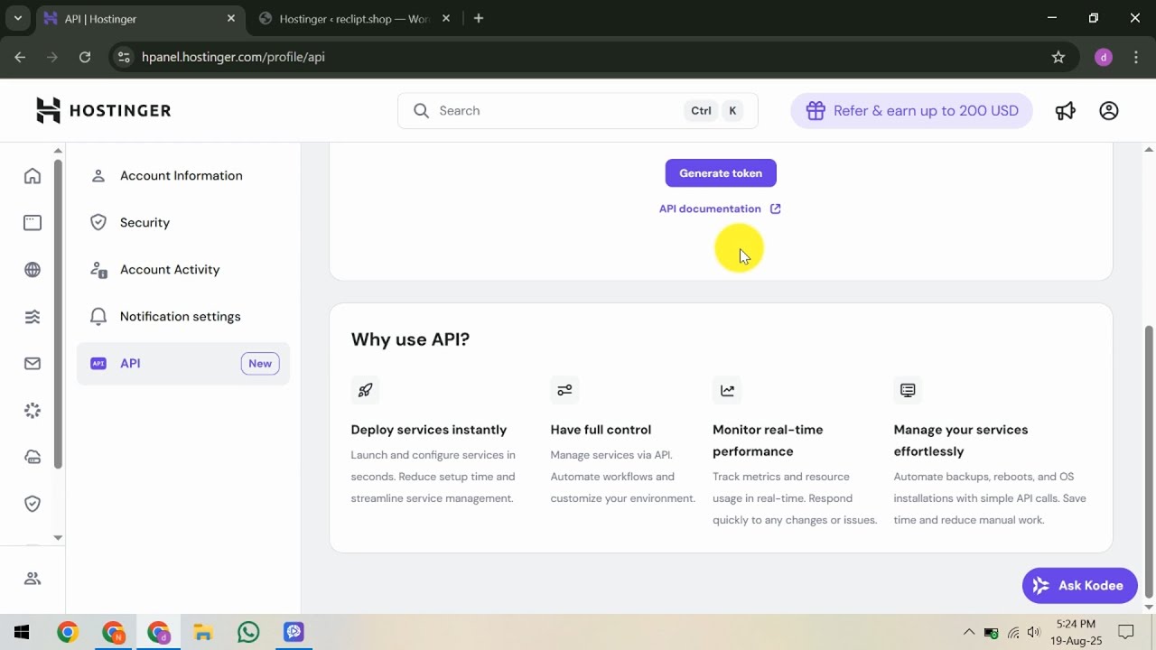 How To Fix API Connection Issues in Hostinger