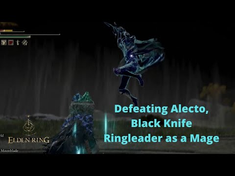 Elden Ring Defeating Alecto, Black Knife Ringleader as a Mage