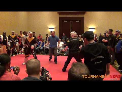 Team Full Circle Black vs Team Paul Mitchell Men's Team Fighting Round 1 at Ocean State Grand Nationals 2012 Merge