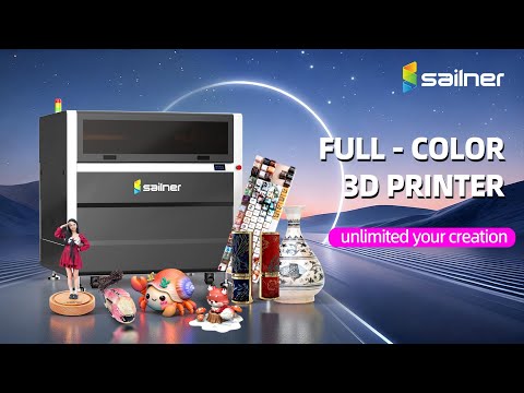 What Can a Full-color 3D Printer DO? Sailner J402 Plus
