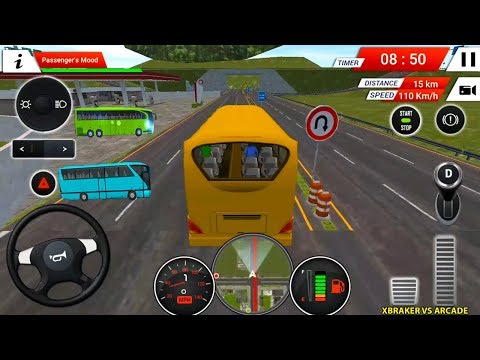 Coach Bus Driving Simulator 2018 - Public Transport - Speed Version Android Gameplay #6