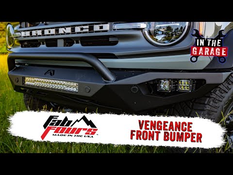 Fab Fours Vengeance Front Bumper - Features and Benefits
