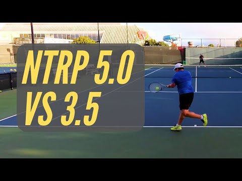 NTRP 5.0 vs 3.5 Singles | YouTuber Battle 👊💥 vs Matt Lin