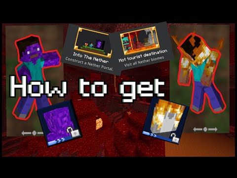How to get the I’M ON FIRE skin and Nether Skin in Minecraft!