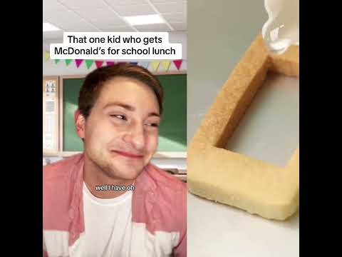 #pov That one kid who gets mcdonalds brought for lunch #greenscreen #school #pov #nostalgia