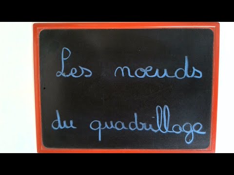 Les noeuds du quadrillage