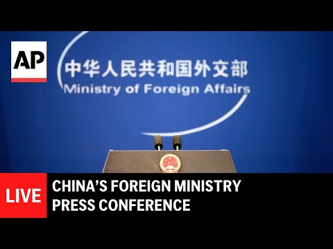 LIVE: China's foreign ministry press conference