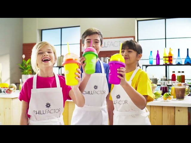 Vídeo relacionado con Bandai Chillfactor - Taza de Granito con Paja, Color Aleatorio, Vendido por Unidad, fabricación de Helados caseros - Taller de Cocina Creativa para niños 3 años o más - Atelier Granita