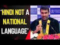 r ashwin ignites language debate says hindi is official language sports today