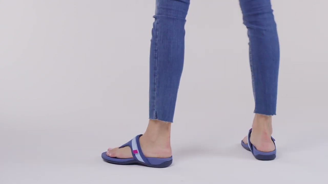 Watch Vionic Tiffany Women's Toe Post Supportive Sandal video