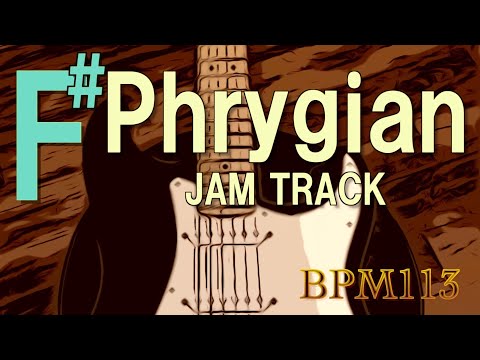 F# Phrygian Mode Scale - Groove Jam Backing Track