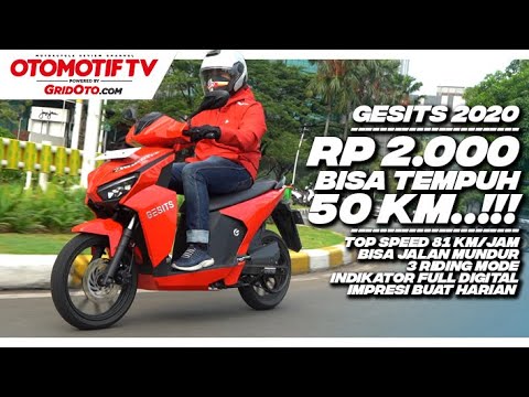 GESITS Motor Listrik Buatan Indonesia, Test Ride Kelebihan dan Kekurangan Untuk Harian l Otomotif TV