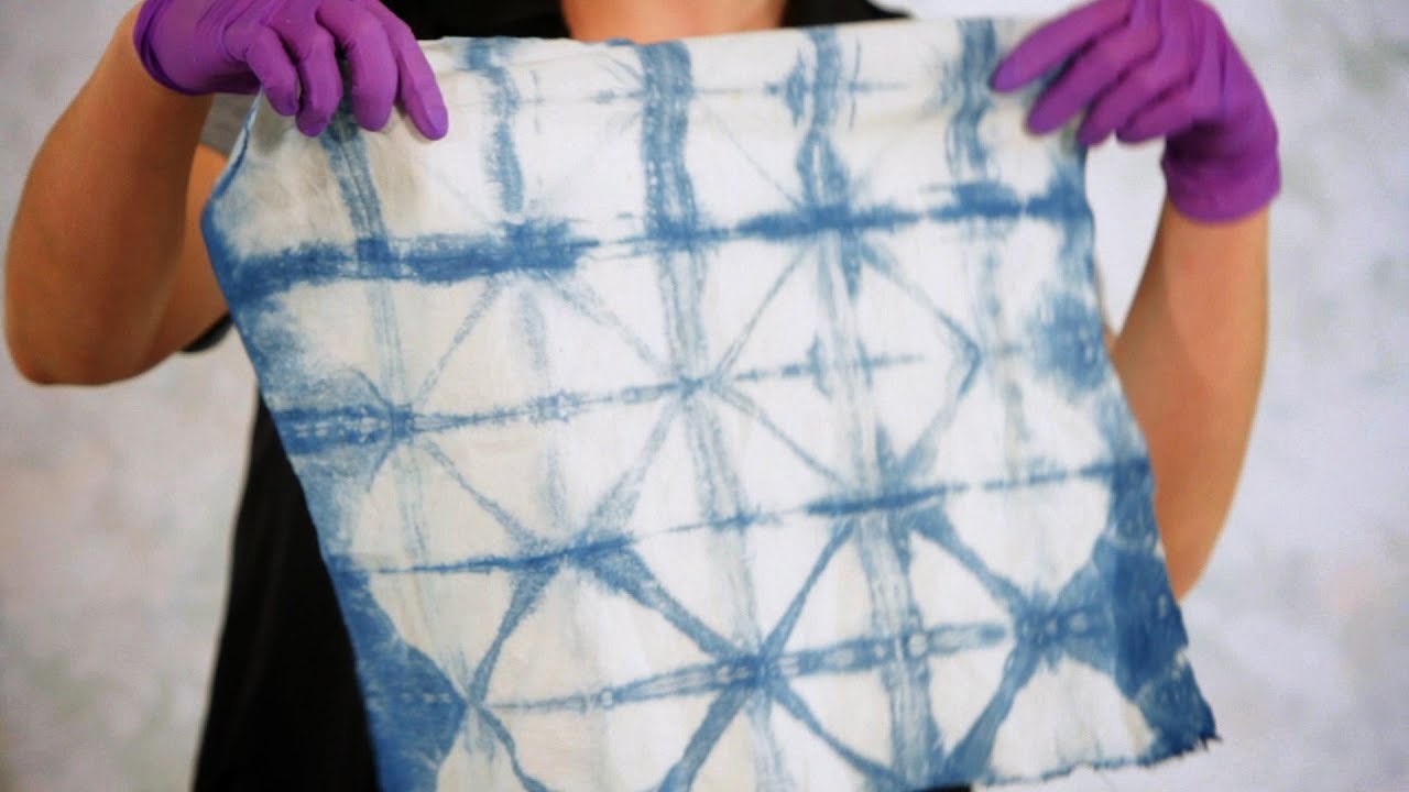 How to Make a Tie Dye Diamond Pattern | Tie Dyeing