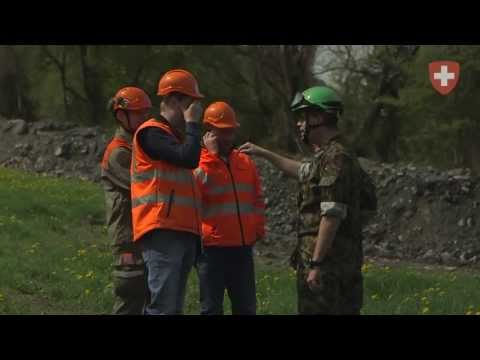 Schweizer Armee im Katastropheneinsatz