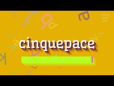 How to say "cinquepace"! (High Quality Voices)