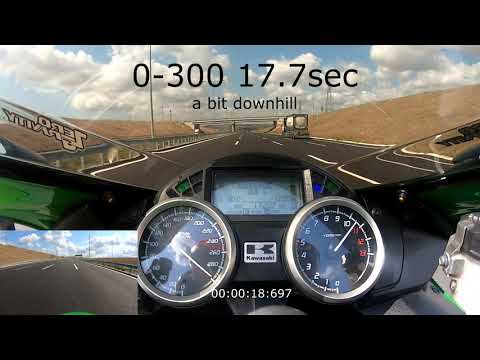 ZZR1400 0-300KM/H ACCELERATION