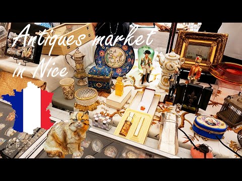 ❤️Lovely❤️ Mercado de antiguidades em Nice 🇫🇷 Venha comprar comigo!