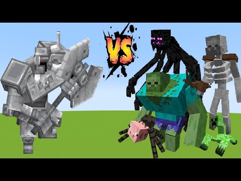 FERROUS WROUGHTNAUT vs Mutant Minecraft | Minecraft Mob Battle
