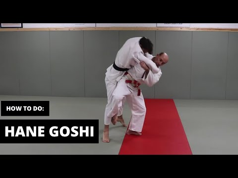How to do Hane Goshi — judo technique demonstration