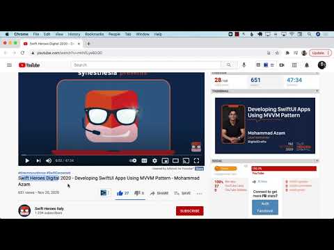 My Talk on MVVM and SwiftUI Apps from Swift Heroes Digital 2020