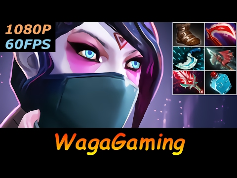 Dota 2 WagaGaming Templar Assassin Pro Top MMR 820 GPM Ranked Full Gameplay