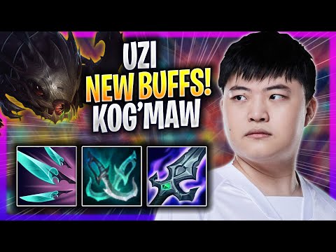 UZI TRIES KOG'MAW WITH NEW BUFFS! - Uzi Plays Kog'maw ADC vs Zeri! | Season 2023