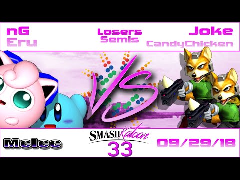 nG & Eru (Blue) vs. Joke & CandyChicken (Green) - Losers Semis - Smashkatoon 33 Doubles