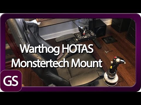 Monstertech Warthog HOTAS Chair Mount Install & Review