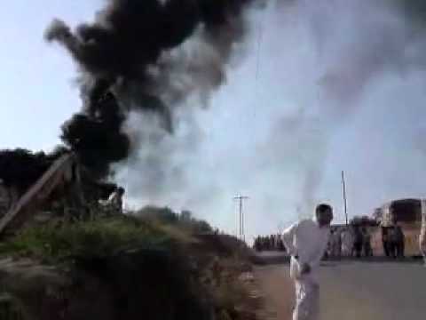 إطلاق النار من قبل قوات النظام في قمحانة في محافظة حماة