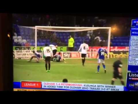 Oldham 5-4 Peterborough