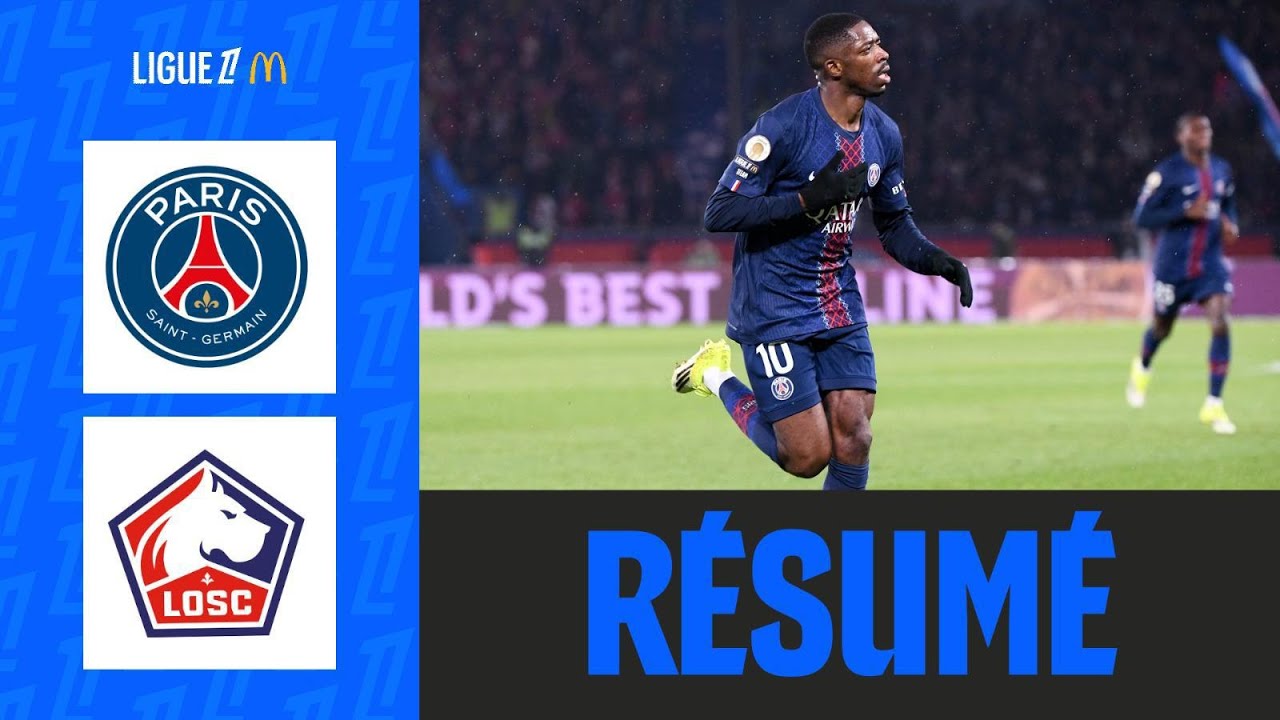 Paris Saint Germain vs Lille Highlights