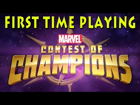 Playing MARVEL Contest of Champions for the first time! - YouTube