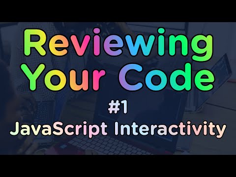 Code Review JavaScript Interactive Web Page