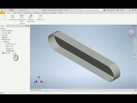 Autodesk Inventor - Hoe maak je een tabelgestuurd iFeature?